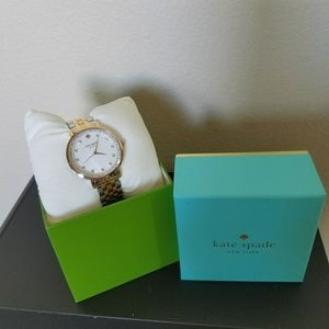 Kate Spade tri color watch